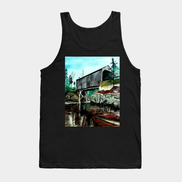 MAGAGUADAVIC RIVER #7 (Flume Ridge) Tank Top by DureallFineArt